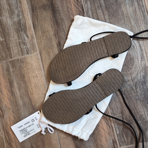 5/5.5 TKEES Jo Lace-up Sandals in Bleeker Deep Chocolate Brown, EU 36 - Picture 10 of 16